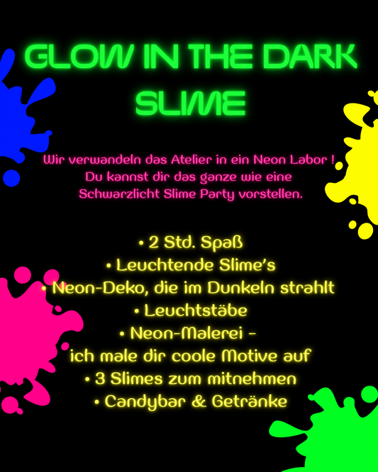 Slime Workshop | Glow in the dark 🌟 | Freitag 07.11.25 | 17:00-19:00Uhr